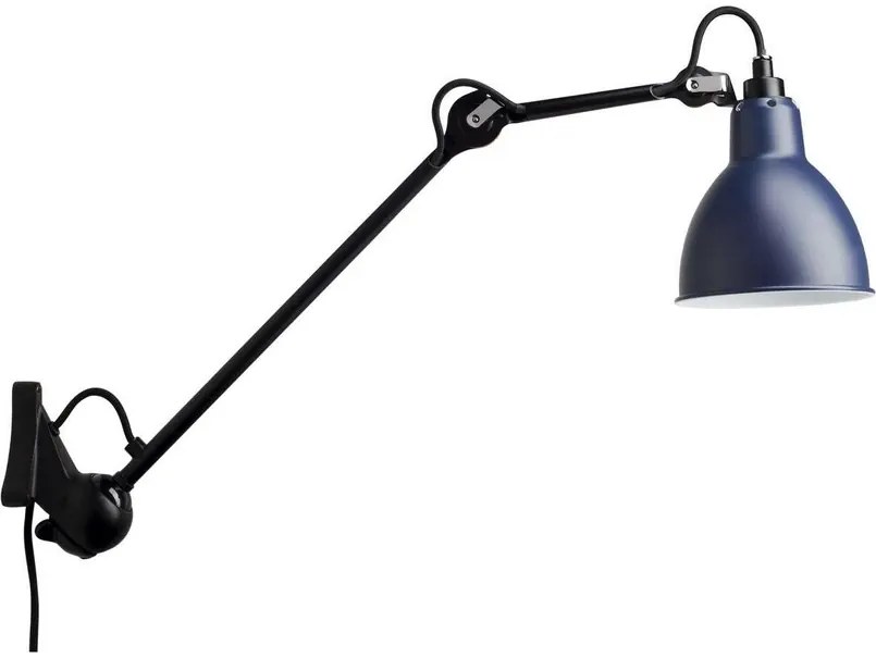 222 Applique da PareteBlu/Nero - Lampe Gras