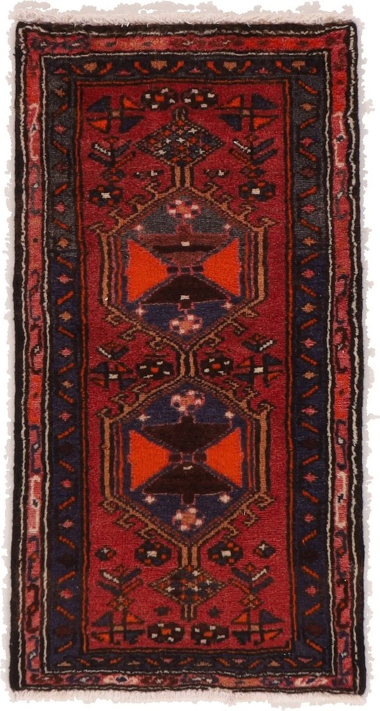 Hamedan Tappeto 50 x 100 (Iran) Annodato A Mano
