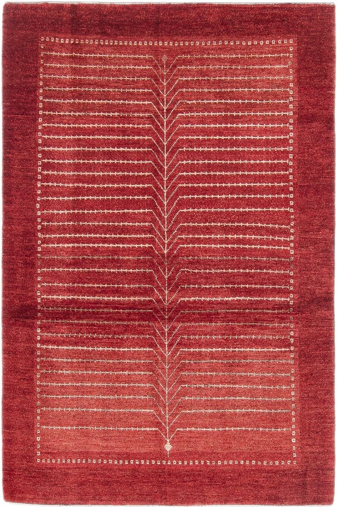 Gashguli Tappeto 190x130 Rosso (Iran) Annodato A Mano