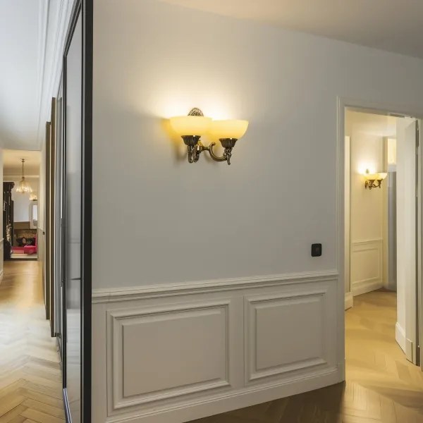 Brilagi - Applique CLASSIC 2xE27/60W/230V ottone