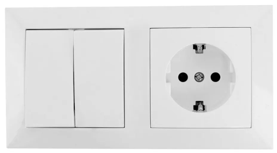 Aigostar - Interruttore di casa con presa 1x16A/250V