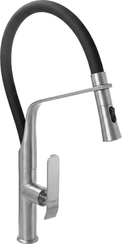 Rubinetto da cucina Rea Castor Brush Nickel