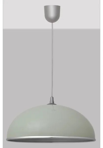 Lampadario su filo CIRCLE 1xE27/15W/230V grigio