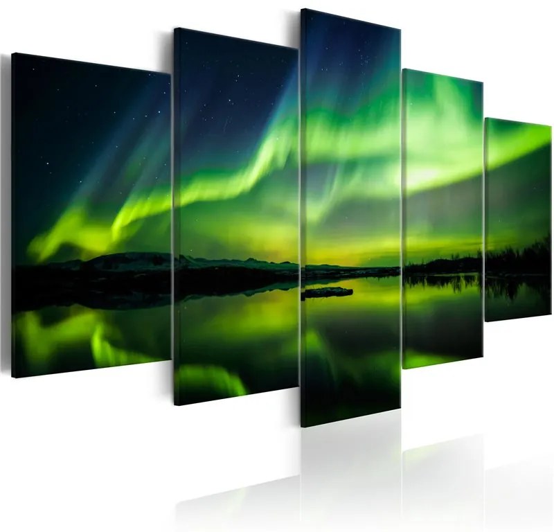 Quadro Beautiful Glow II  Colore Nero, Dimensioni e Misure 100x50