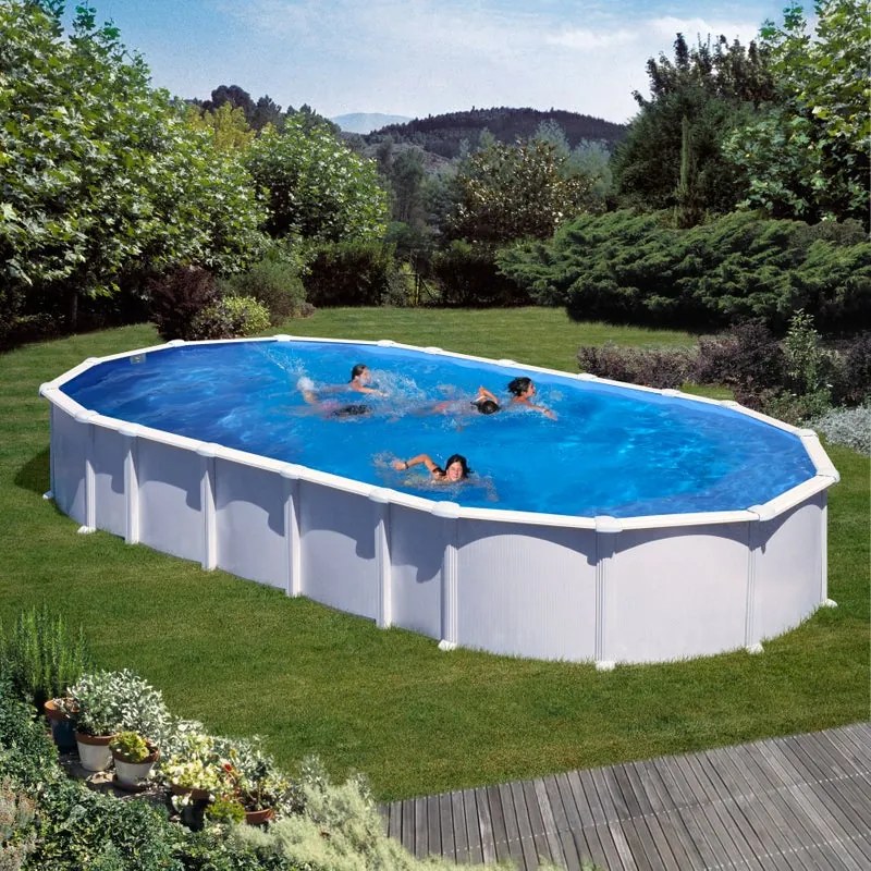 Piscina fuori terra rigida GRE KITPROV8188 L int 8 m x 4.7 m  H 1.32 m