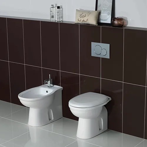 WC filo muro scarico a parete Karla RAK Ceramics KAWC00004