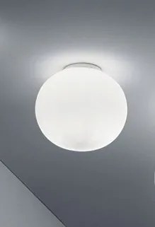 Flos Glo-Ball Ceiling/Wall Zero lampada 19 cm da soffitto/parete a luce diffusa in vetro opalino acidato bianco