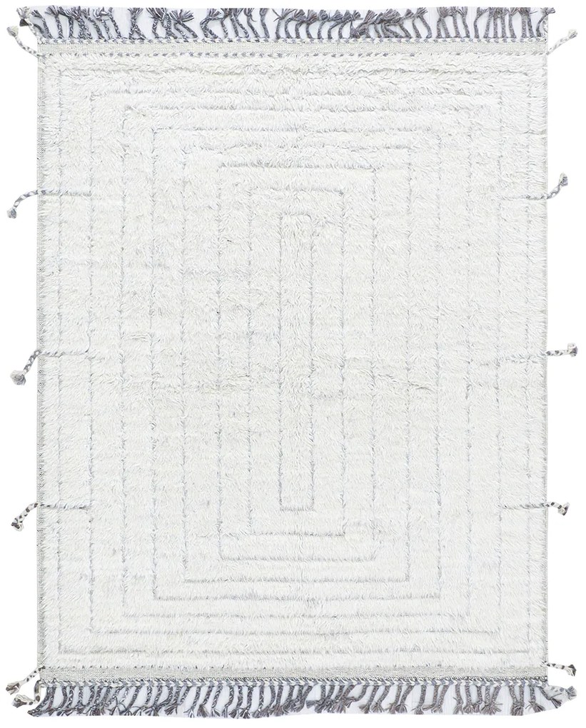 Berber Tappeto 160x200 (Pakistan) Annodato A Mano