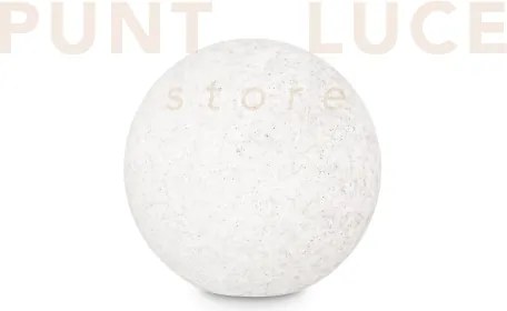 Doris diffosore sferico per esterni 1 luce attacco e27 bianco-grigi...