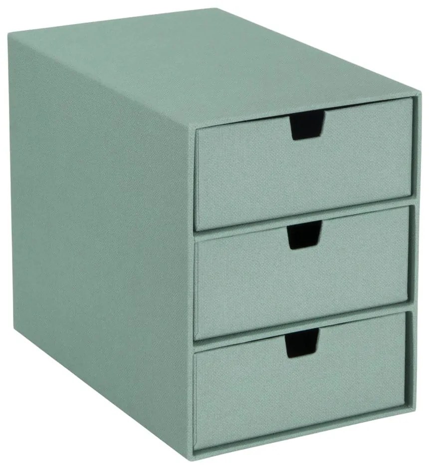 Organizer verde in cartone per cassetti Ingrid Canvas Paper Laminate – Bigso