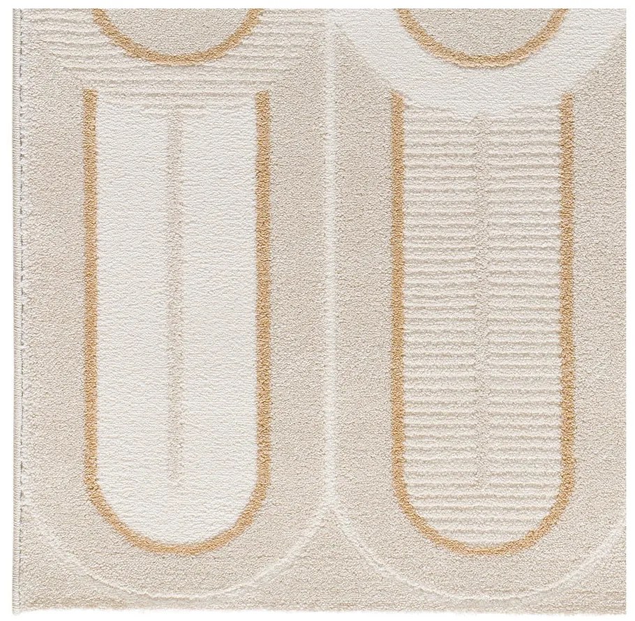 Tappeto color crema 160x230 cm Flora – Universal