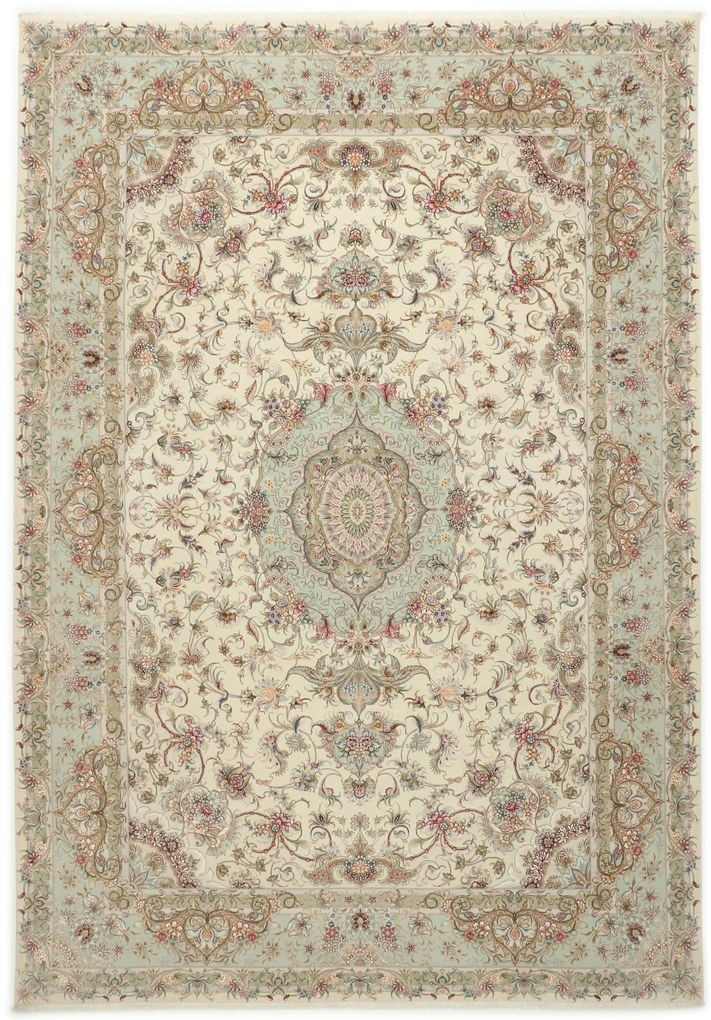 Tabriz Tappeto 250x350 (Iran) Annodato A Mano