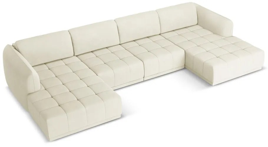 Divano angolare bianco Hoku – Makamii