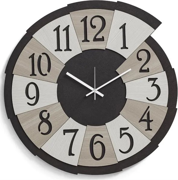 Orologio rotondo da parete legno laminato D30 cm RSN - SPICCHIO