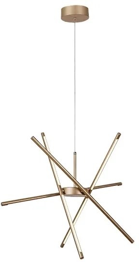 Rabalux 72339 - Lampadario LED a sospensione con filo HENLI2 LED/40W/230V 3000K oro