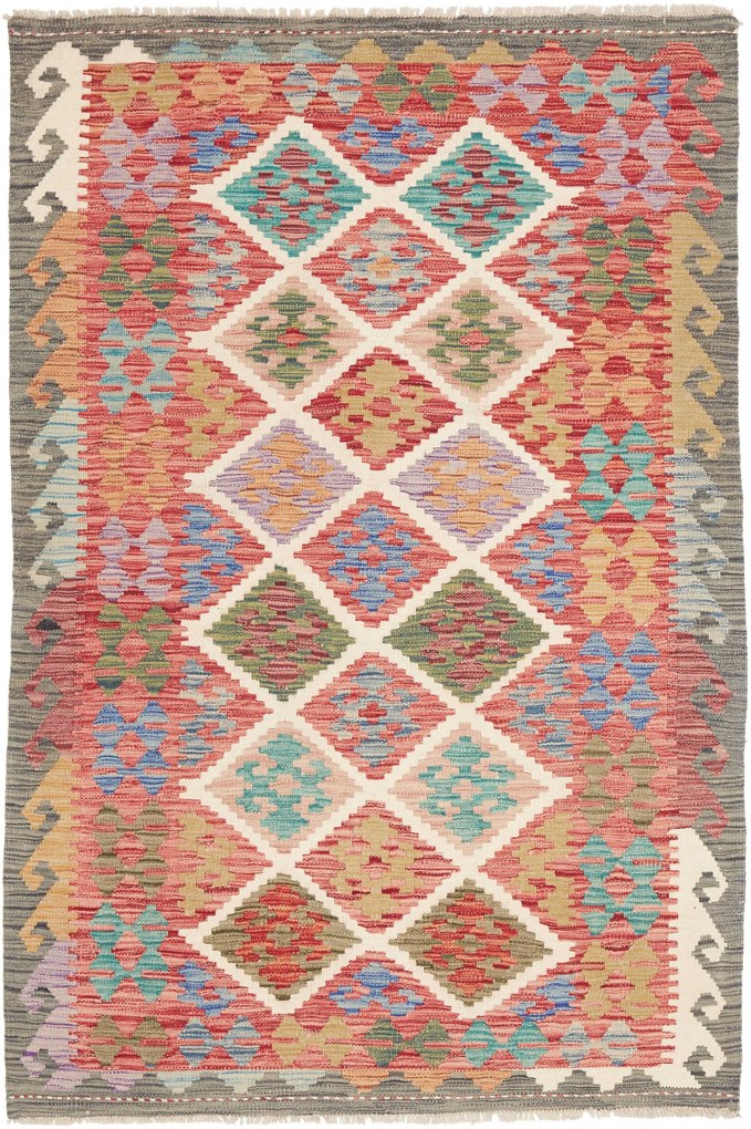 Kilim Tappeto 120x180 (Pakistan) Tessuto A Mano