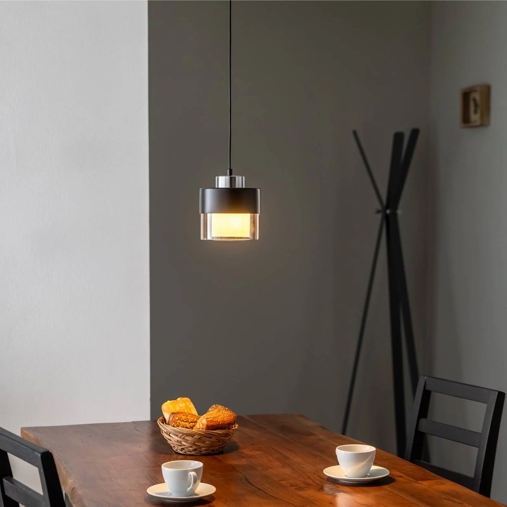 Avonni Lampada a sospensione AV-4288-1BSY in metallo e vetro