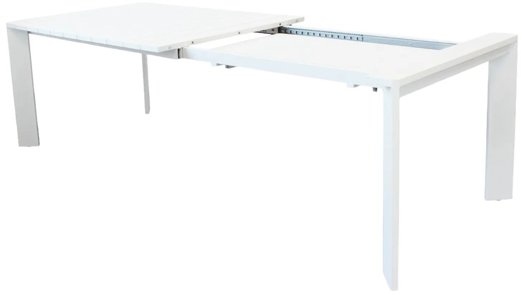 IMPACTO - tavolo allungabile in alluminio 150/200 bianco o antracite