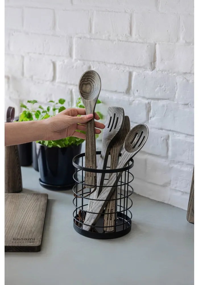 Set di utensili da cucina in legno 4 pezzi - Bonami Selection