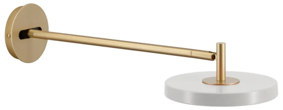 Lampada da parete LED dimmerabile in argento ø 15 cm Asteria Wall Long - UMAGE