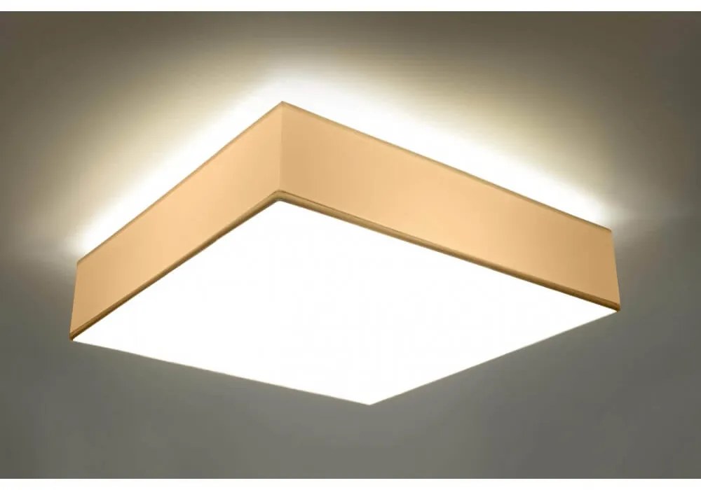 Plafoniera Quadrata da Soffitto in PVC 3xE27 HORUS 45 White da interno Colore del corpo Bianco