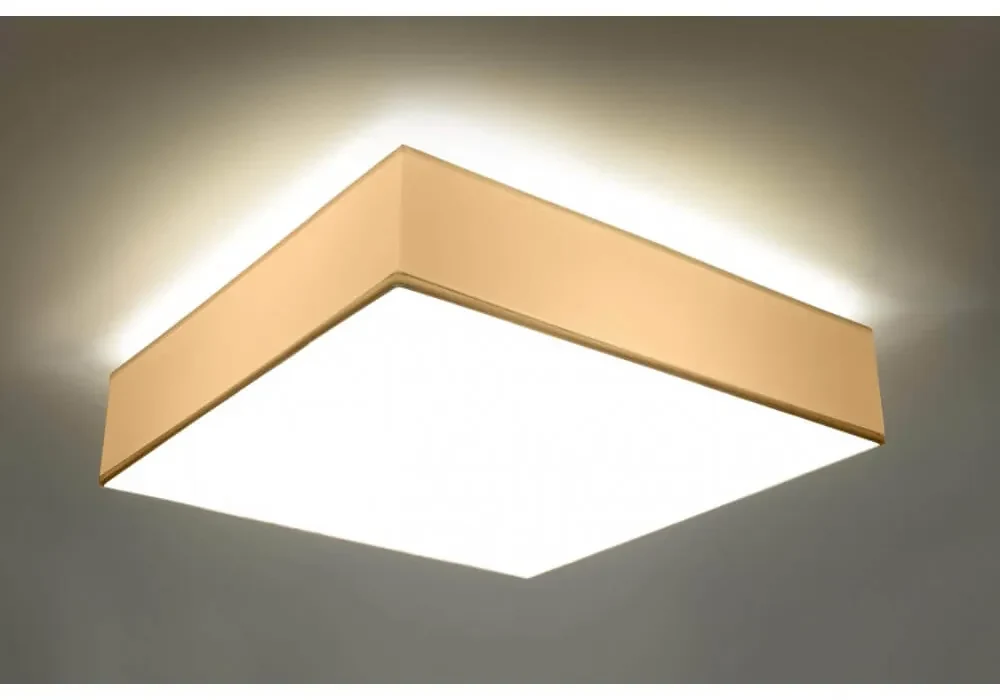 Plafoniera Quadrata da Soffitto in PVC 3xE27 HORUS 45 White da interno Colore del corpo Bianco