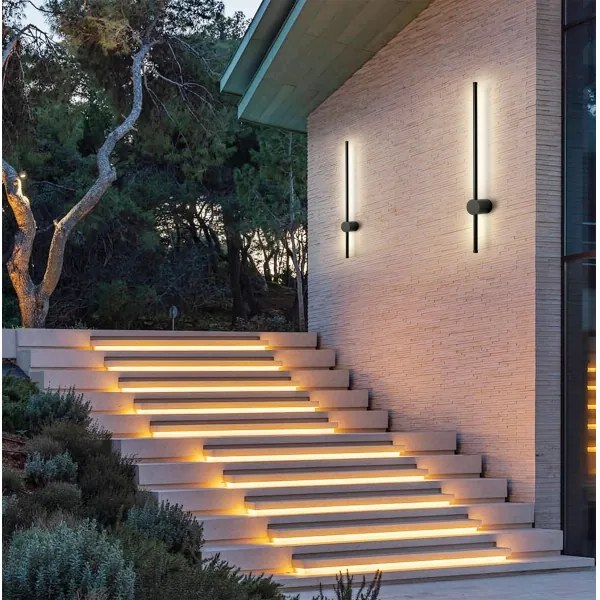 Brilagi - Applique da esterno LED AURA LED/12W/230V 4000K IP54 nero