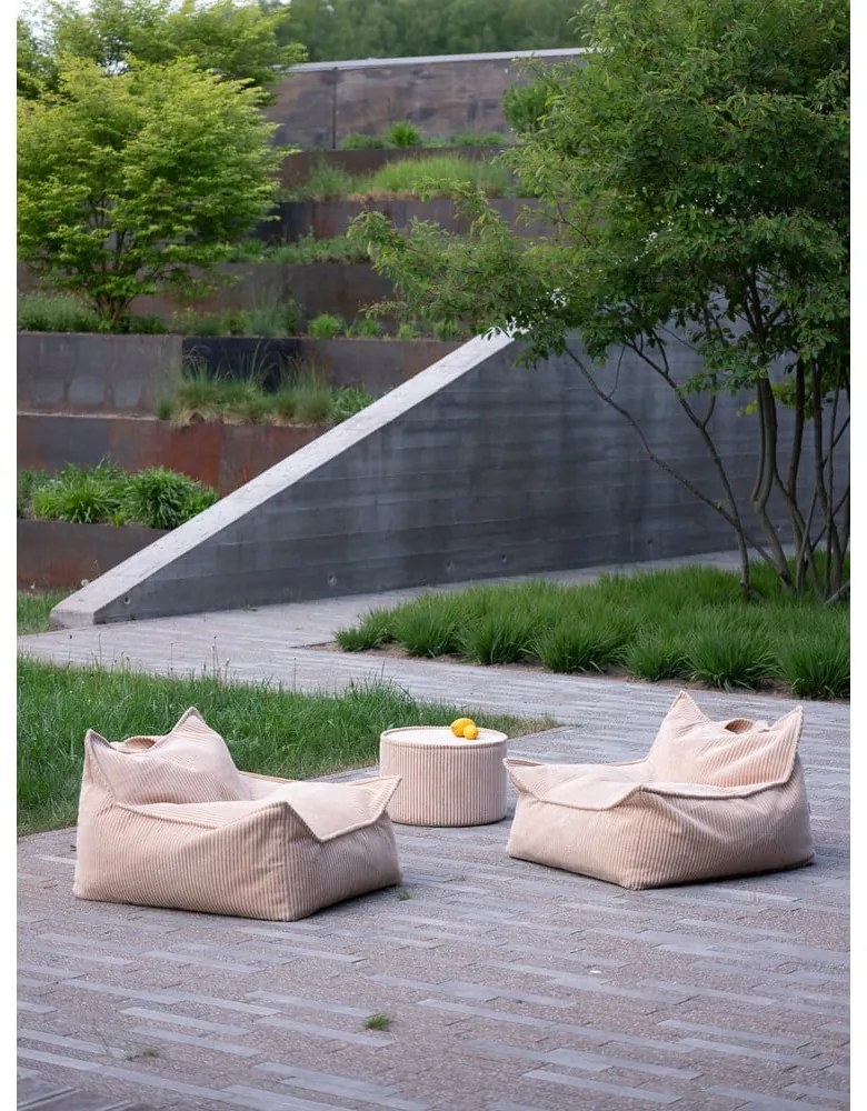 Pouf a sacco per bambini marrone chiaro con rivestimento in velluto a coste Chair – Wigiwama