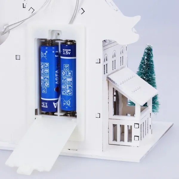 Brilagi - Chiesetta natalizia LED/2xAA