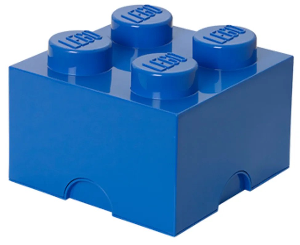 Organizer 4 mattoncini blu Lego