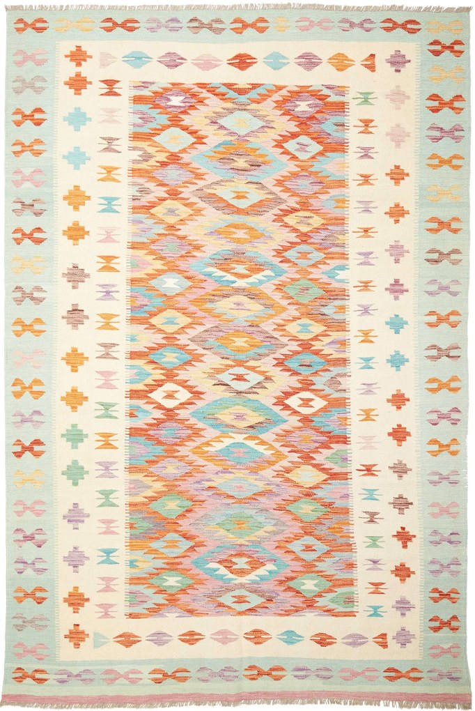 Kilim Tappeto 300x200 (Afghanistan) Tessuto A Mano