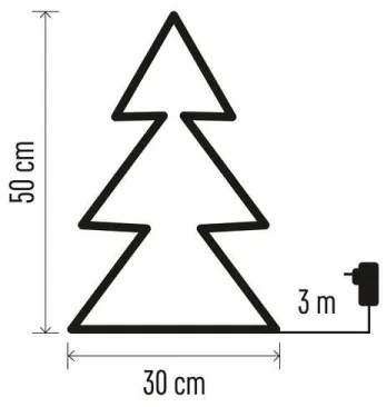 Decorazione natalizia da esterno LED 90xLED/1,2W/230V IP44 albero