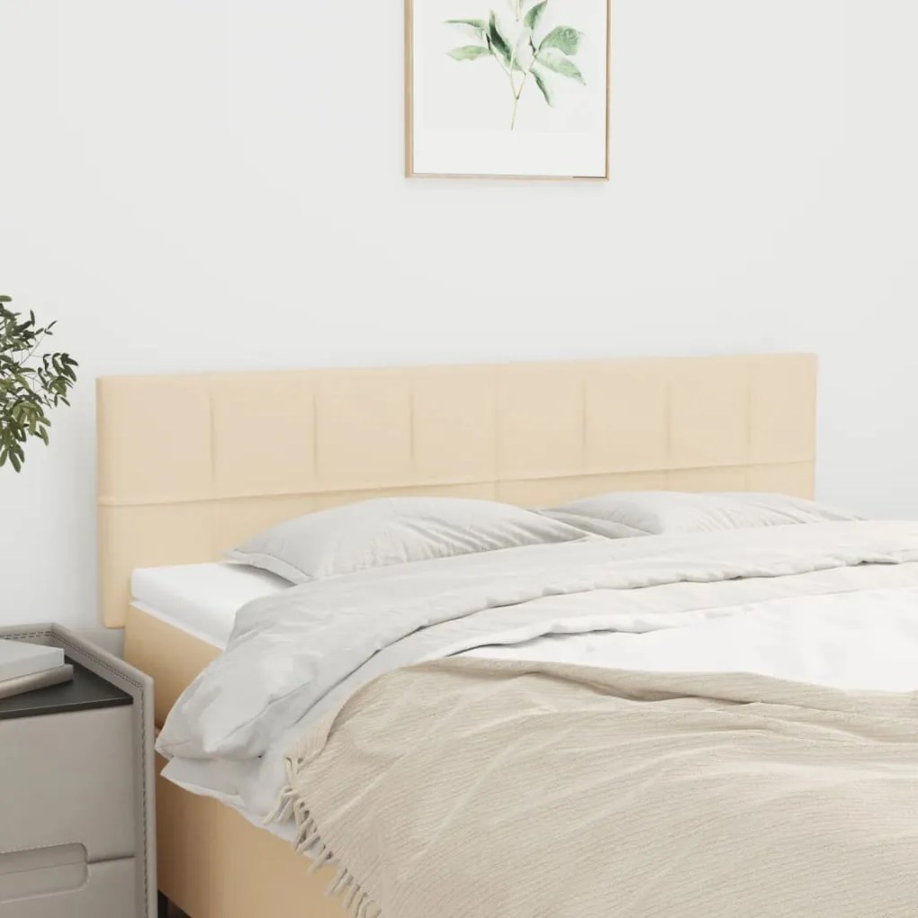 Testiere 2 Pz Crema 72x5x78/88 Cm İn Tessuto /
