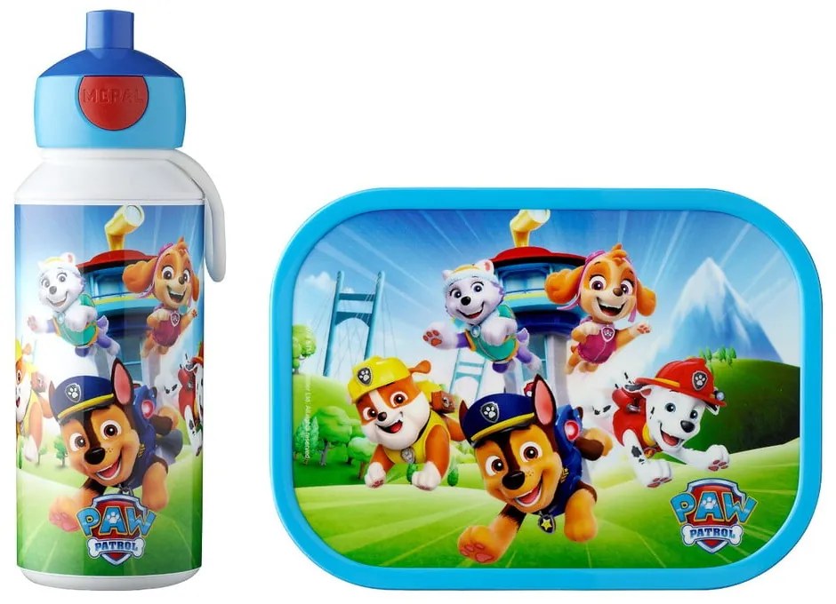 Scatola per la merenda del bambino con biberon Paw patrol pups - Mepal
