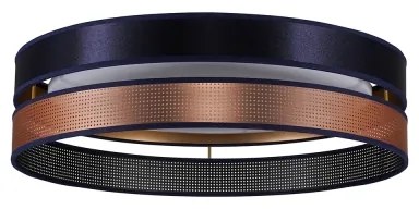 Duolla-Plafoniera LED ROLLER DUO SHINY LED/24W/230V diametro 45 cm blu/rame