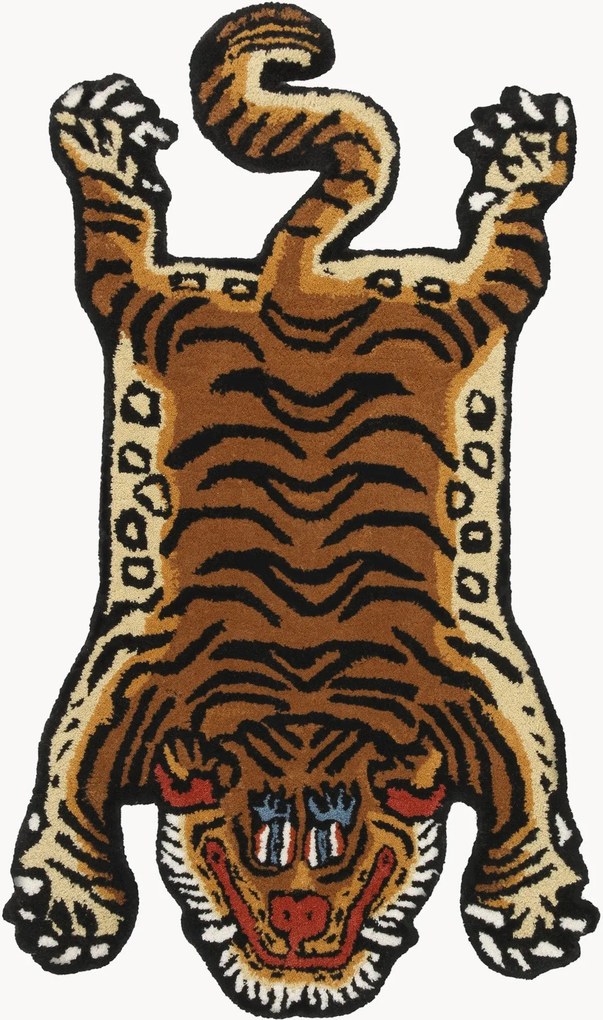 Tappeto in lana fatto a mano Tiger