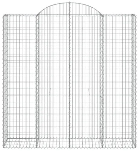 Cesto Gabbione ad Arco 200x50x200/220 cm Ferro Zincato