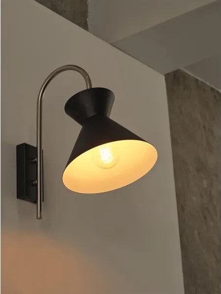 Osram - Lampada da parete DECOR WAIST 1xE27/40W/230V nera