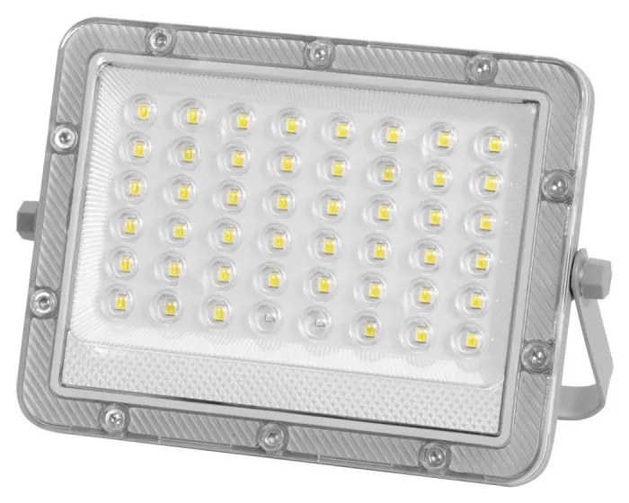 Faro Solare LED Lumileds 50W, 5.000k Dimmerabile Aut. 10h IP65 Colore Bianco Freddo 5.000K