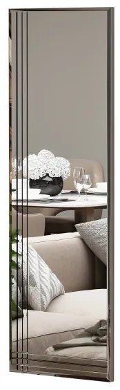 Specchio da parete TRIO 120x40 cm cromo