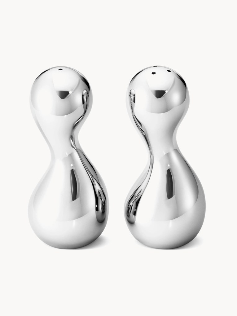 Set saliera e pepiera in acciaio inossidabile Cobra 2 pz