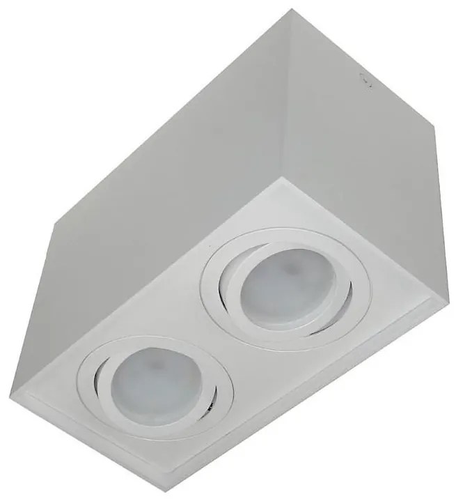 Faretto SIROCO 2xGU10/30W/230V bianco