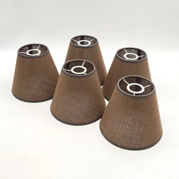 Brilagi - LED Lampadario a plafone ANTHONY 5xE14/40W/230V quercia/marrone