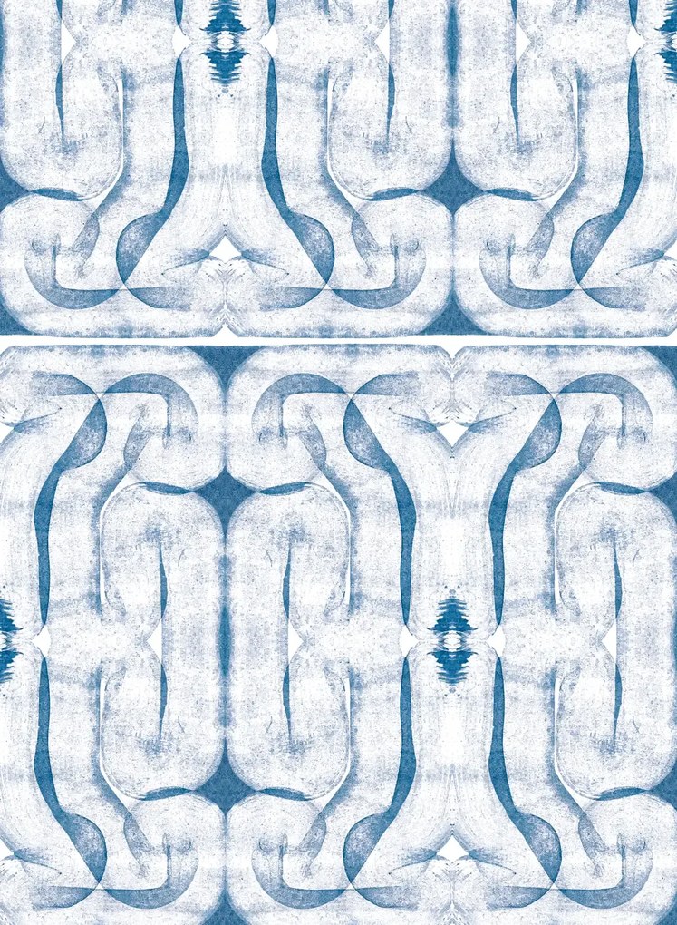 Coordonne Carta da parati Infinity Strokes - Blue