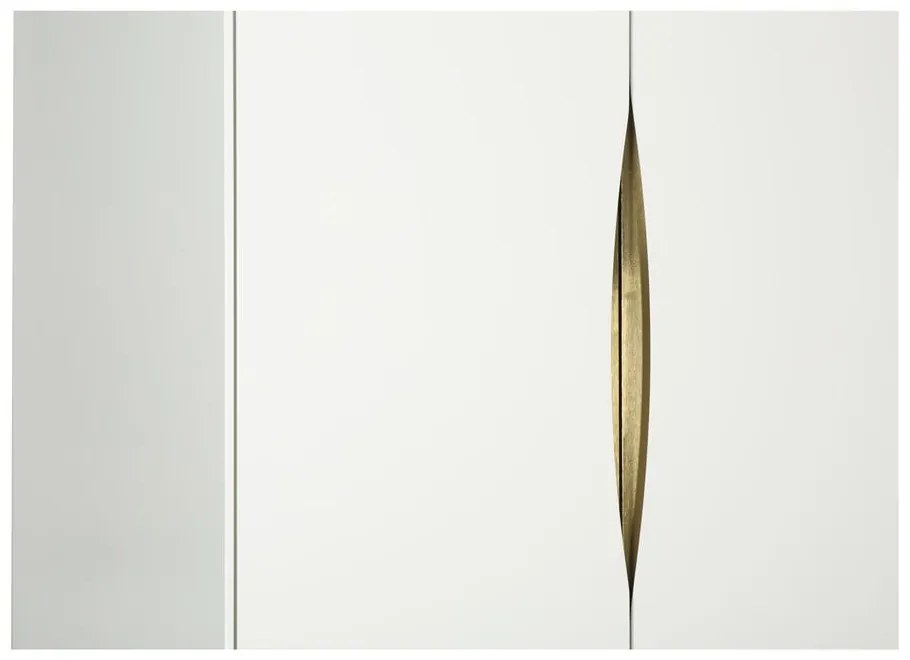 Armadio bianco 80x195 cm Kobe - Woodman