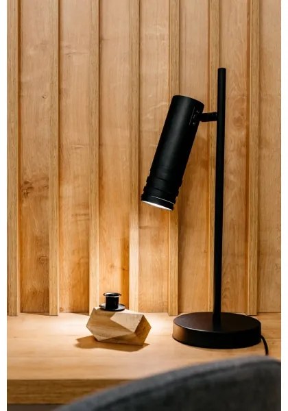 Klausen 108007 - Lampada da tavolo DRILL 1xGU10/4W/230V nero