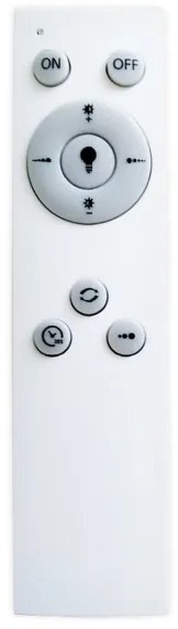 Top Lampada - Plafoniera LED dimmerabile LED/24W/230V+remote telecomando nero