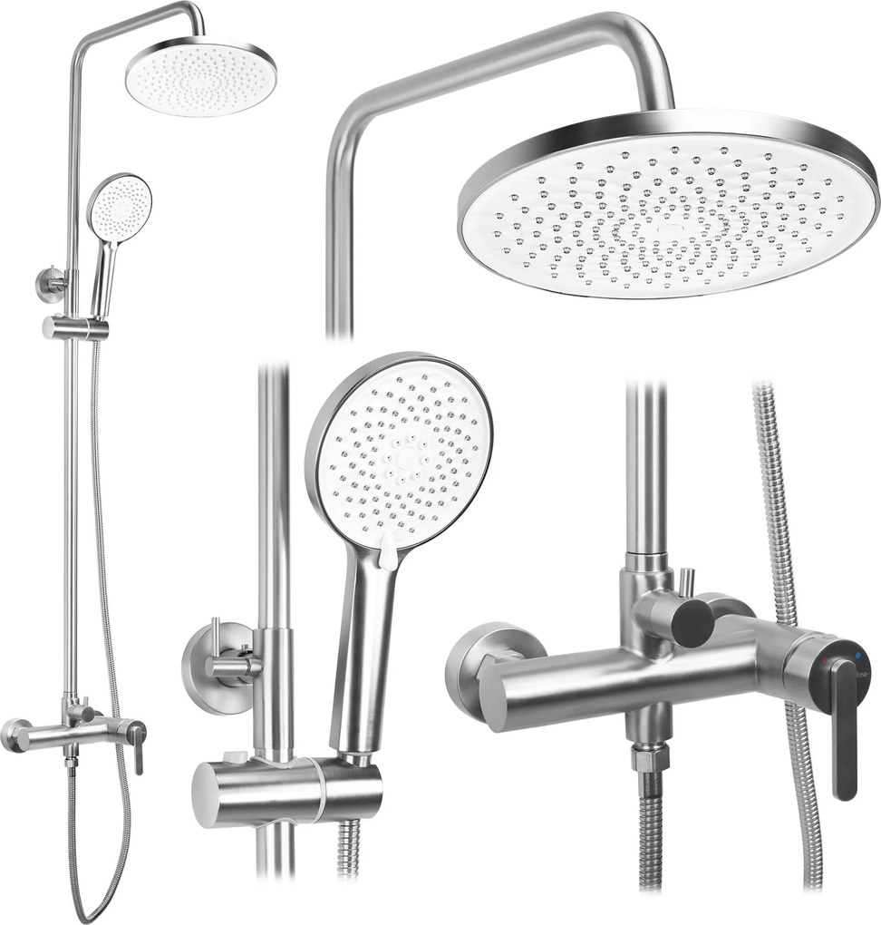 Set doccia Rea Ontario Brush Nickel