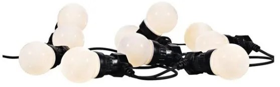 Markslöjd 703180 - Catena LED da esterno natalizia DAKKE 10xLED 7,5m IP44 bianco caldo