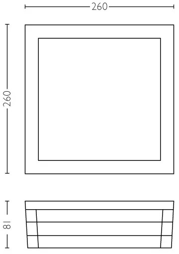 Philips 17350/93/PN - Plafoniera da esterno MYGARDEN MOONSHINE 2xE27/14W